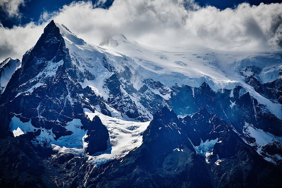 nature, landscape, mountain, clouds, sky, travel, adventure HD wallpaper