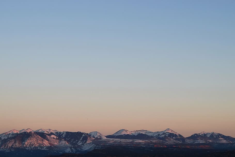 panoramic view of snow-capped mountain ranges, landscape, scenic HD wallpaper