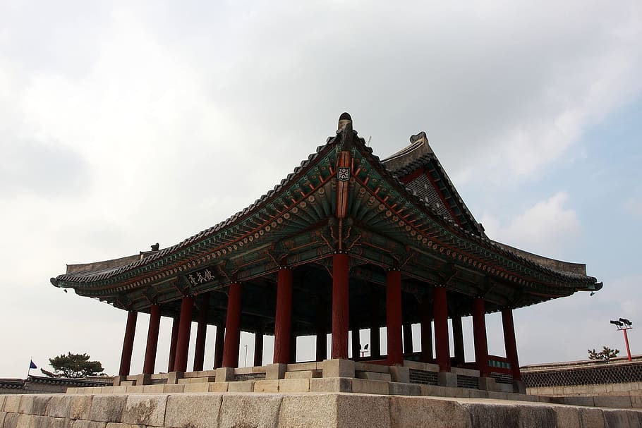 suwon, mars, autumn, castle, high, world cultural heritage HD wallpaper