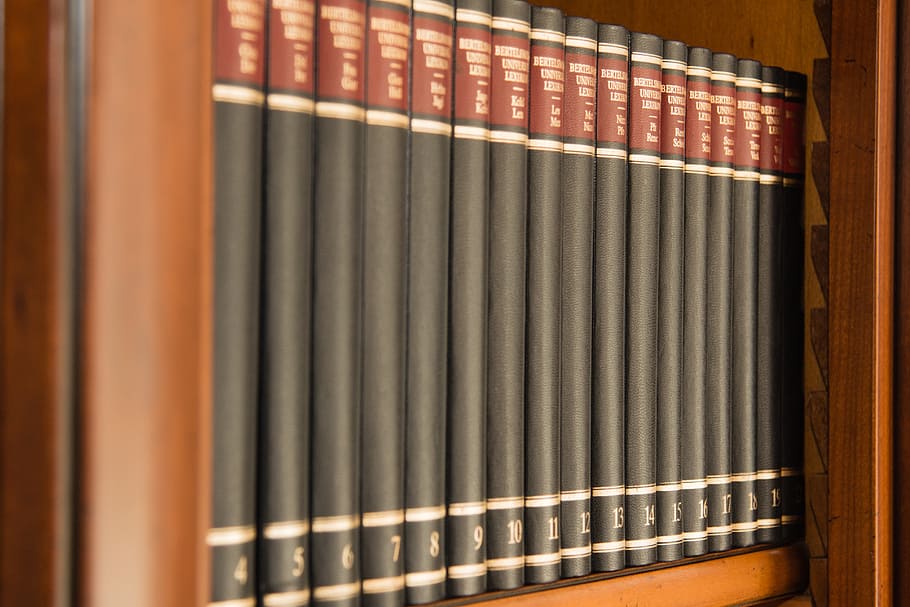 black hardbound book lot, know, read, library, bookshelf, collection HD wallpaper