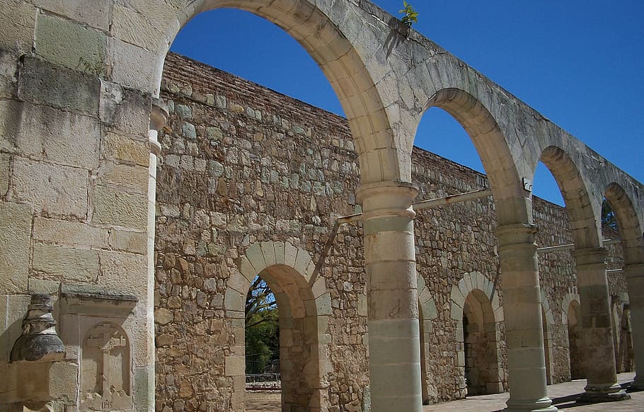 arches, stone, quarry, old, church, abbey, architecture, built structure HD wallpaper
