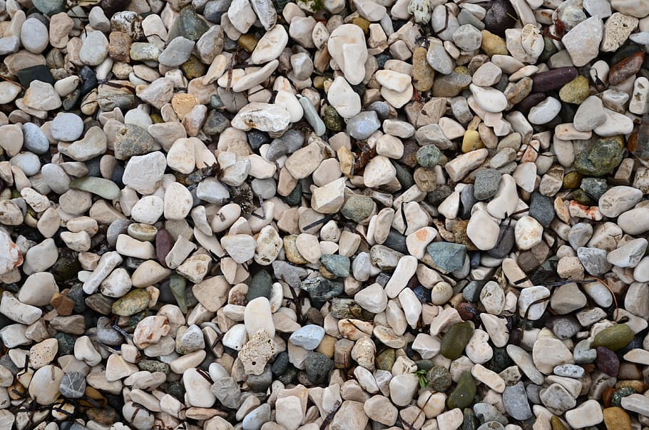 Pebbles, Stones, Bathing, Beach, bathing beach, texture, background HD wallpaper