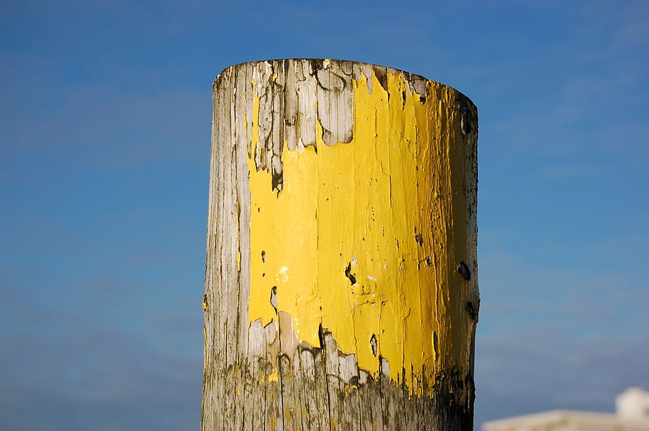 wood, old, weathered, flake, yellow, wood - material, no people HD wallpaper