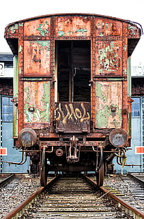 railway, train, wagon, seemed, transport, rail traffic, track HD wallpaper