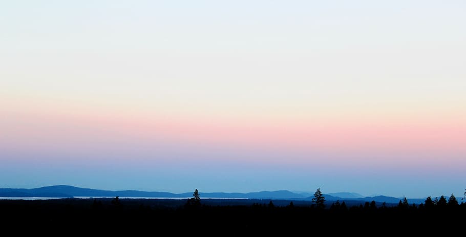 sunset, sky, nature, dawn, outdoors, dusk, landscape, evening HD wallpaper