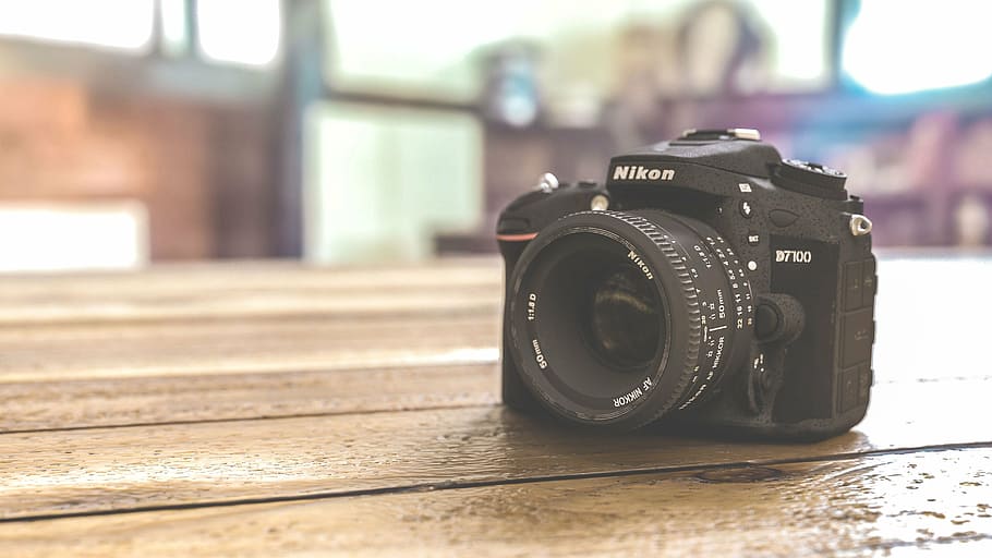 camera, nikon, lens, photography, zoom, focus on foreground HD wallpaper