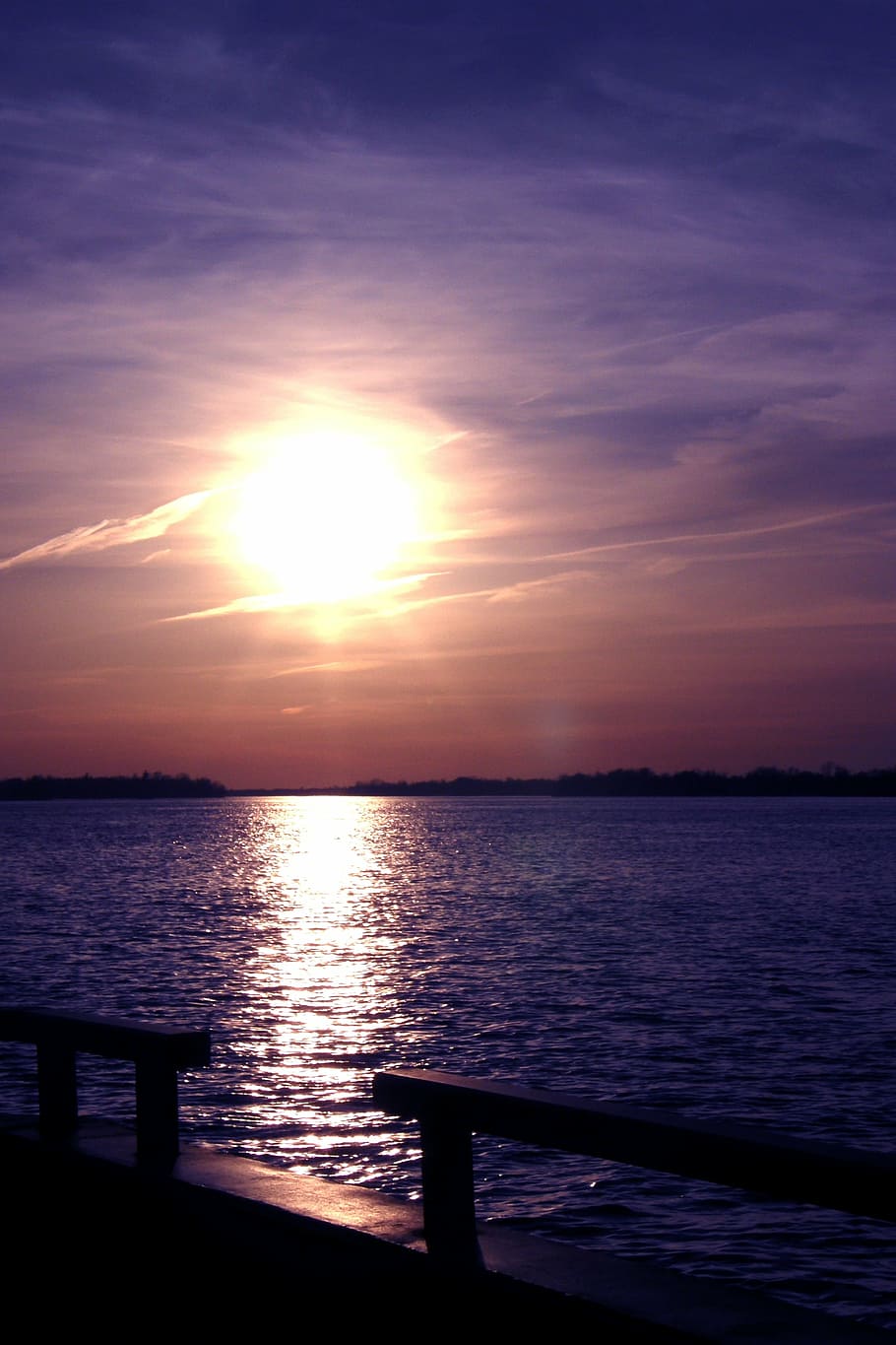 autumn, sundown, sunset, fall, nature, light, water, bright HD wallpaper