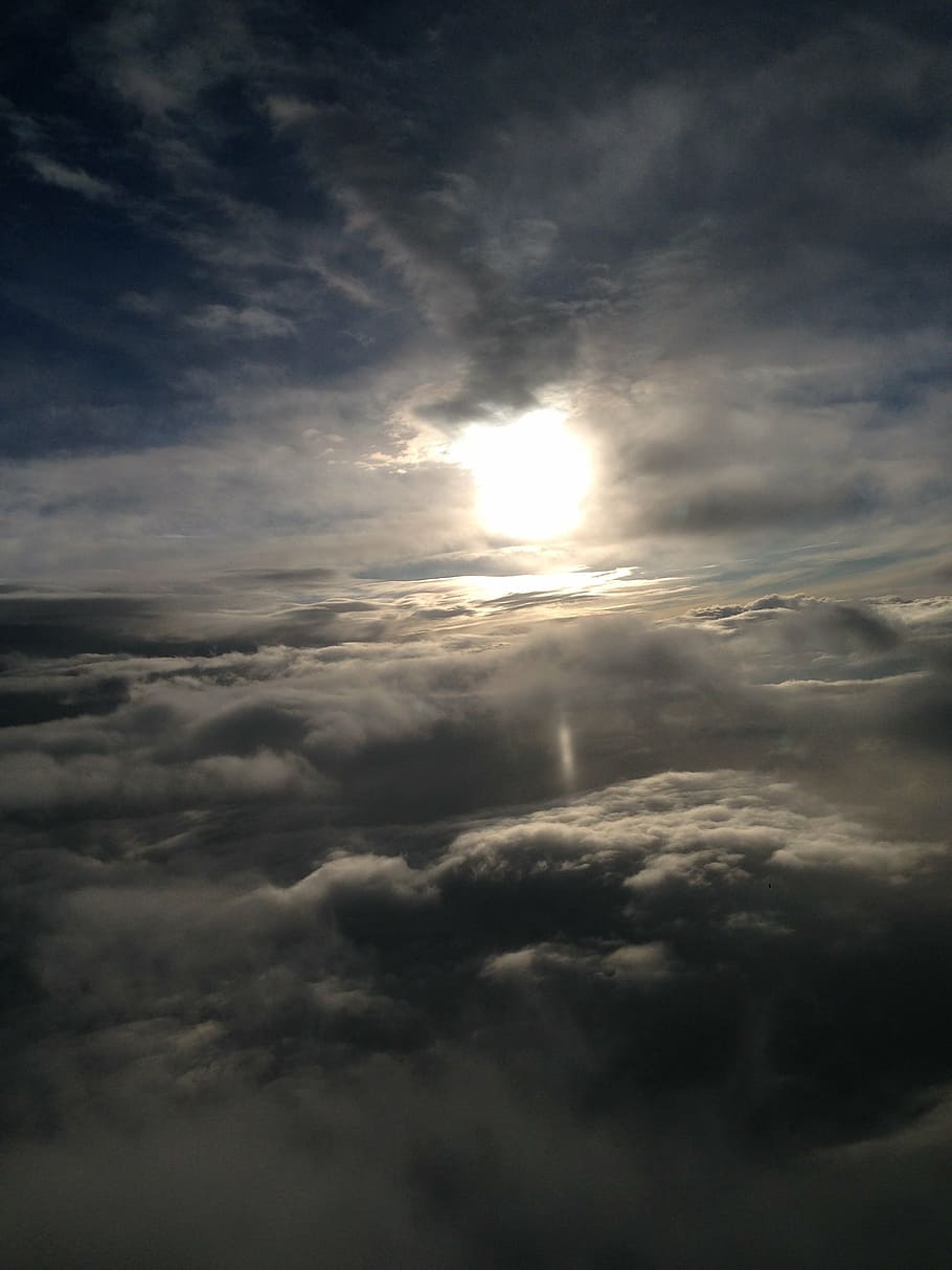 sky, sun, clouds, rays, nature, weather, cloud - Sky, cloudscape HD wallpaper