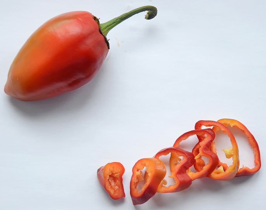pepper, red, vegetable, diet, vegetables, snacks, food and drink HD wallpaper
