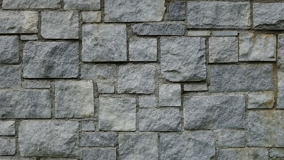stone wall, rectangular, stones, irregular, texture, pattern, HD wallpaper