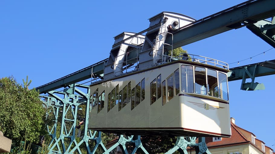 schwebebahn, historically, protected monument, transport, mountain railway HD wallpaper