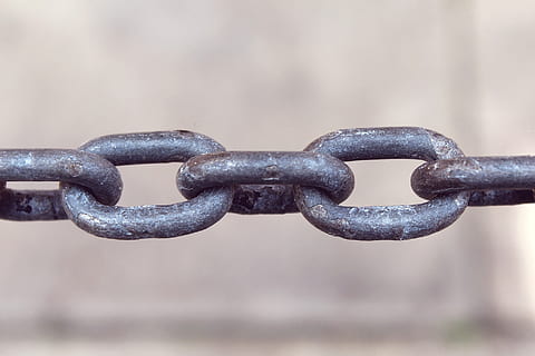 chain, chain link, border, demarcation, barrier, security, limit HD wallpaper