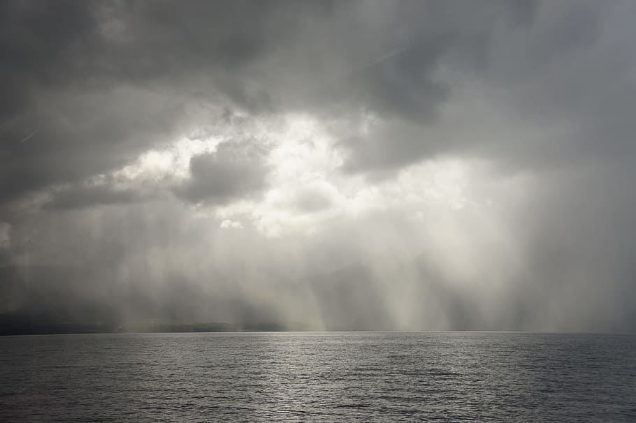 Chiloé, Clouds, Magic, Sky, Chile, storm, sea, sun, landscape HD wallpaper