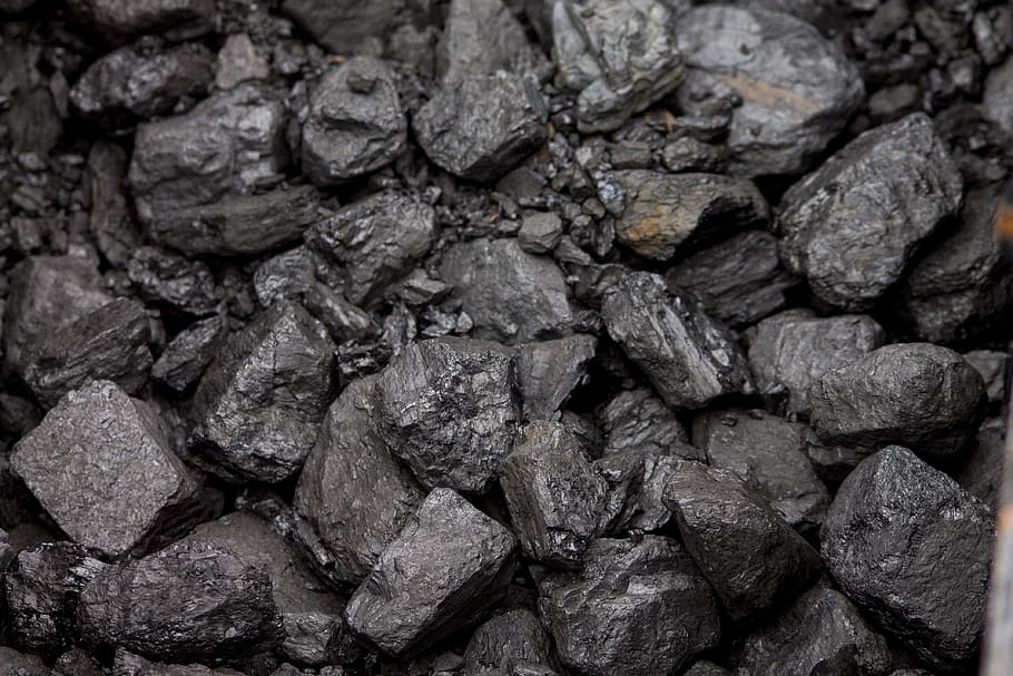coal close-up photo, cabbage, burned, fuel, black, anthracite