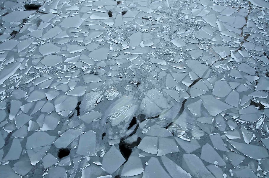 ice, water, winter, cold, power, blocks of ice, glass - material HD wallpaper