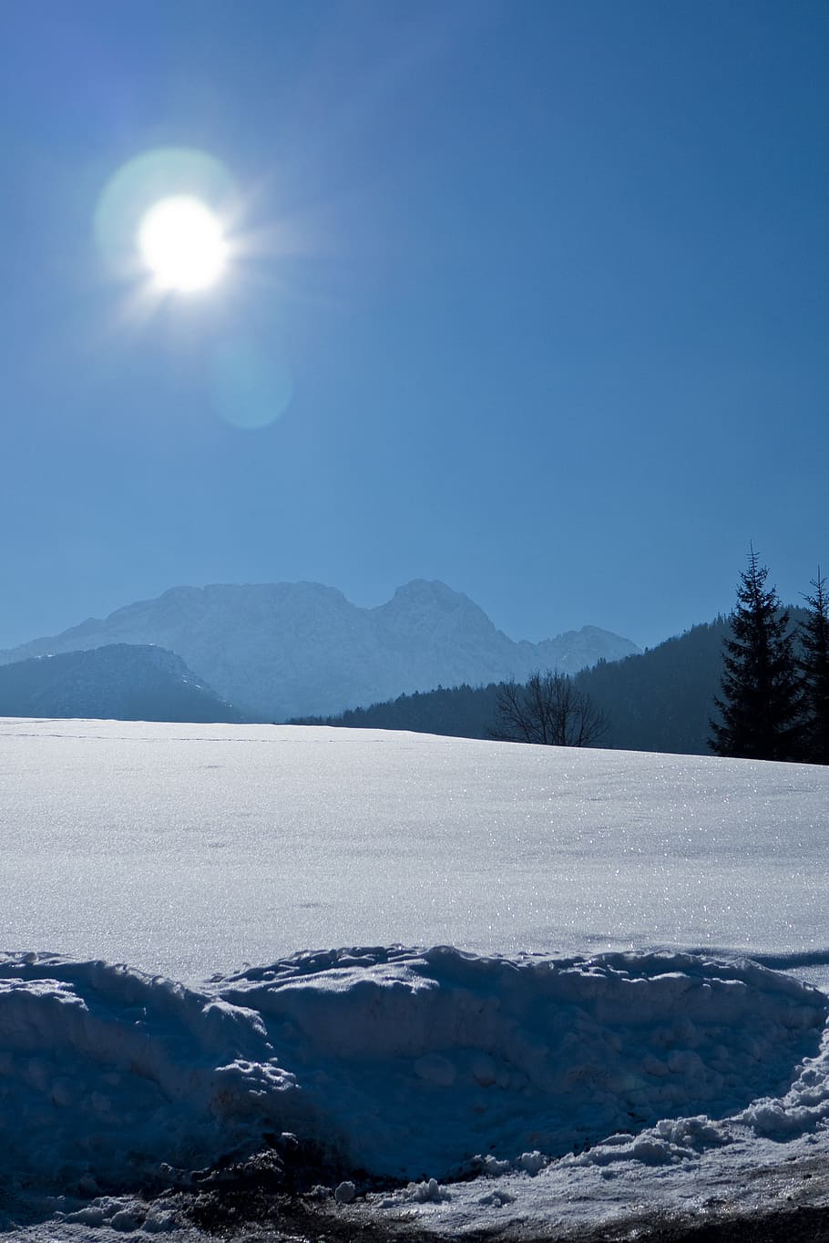 tatry, view, winter, snow, the sun, landscape, biel, winter in the mountains HD wallpaper