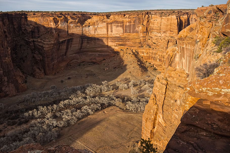 canyon de chelly, arizona, usa, america, navajo, canyons, cliff, HD wallpaper