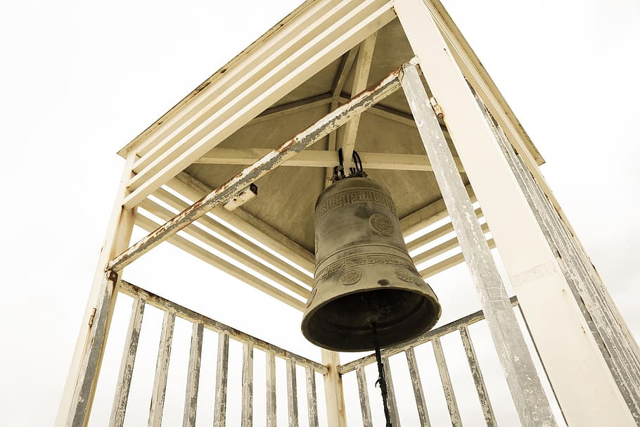 still life, bell, simple, low angle view, architecture, built structure HD wallpaper