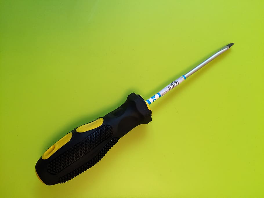 screwdriver, tools, instrument, equipment, indoors, still life HD wallpaper