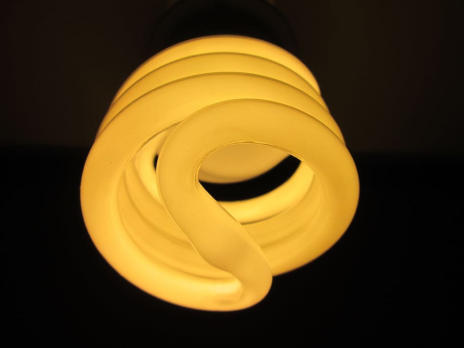 white bulb turn on, the light bulb, fluorescent, replacement lamp HD wallpaper