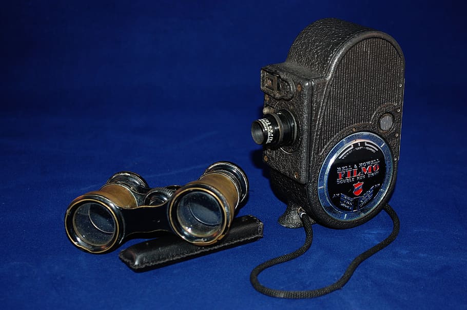 old camera, binoculars, photo, photographer, photography, collector HD wallpaper