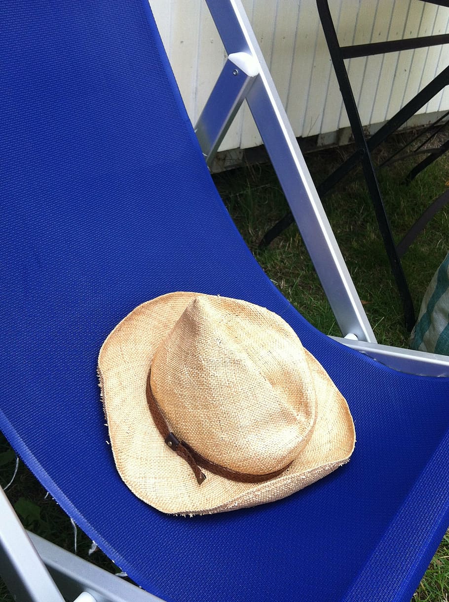 summer, hat, relax, holiday, blue, no people, transportation HD wallpaper