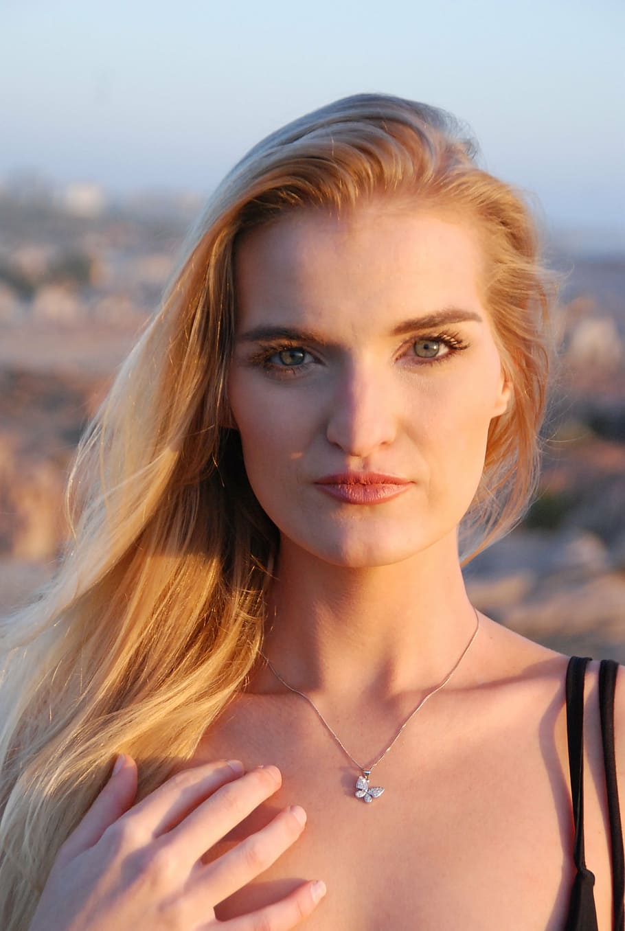 model, plus, blue, eyes, beach, capetown, outdoors, seaside HD wallpaper