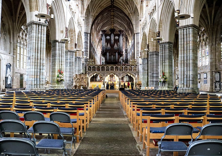 exeter, cathedral, england, religion, belief, spirituality HD wallpaper