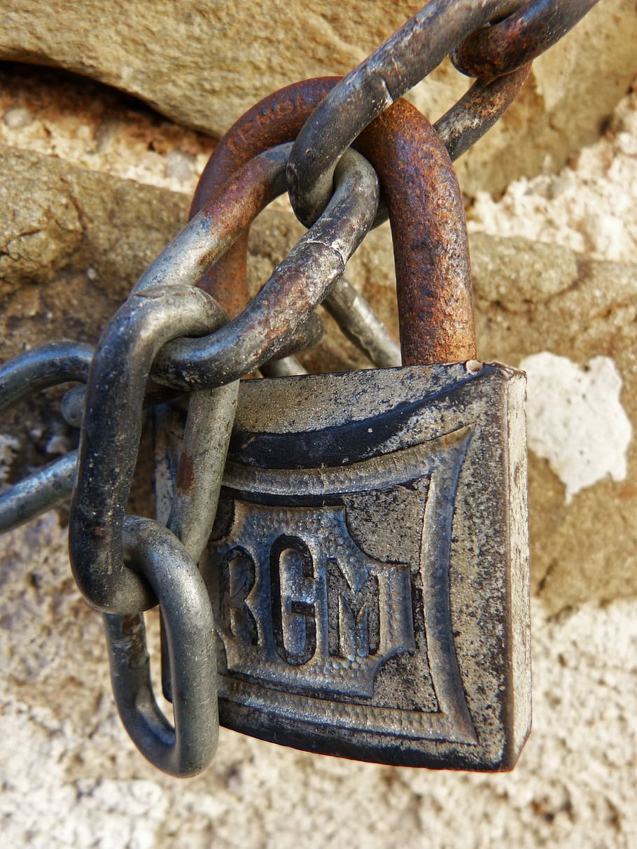 Padlock, String, Old, Vintage, Closed, vetoed, symbol, metal HD wallpaper