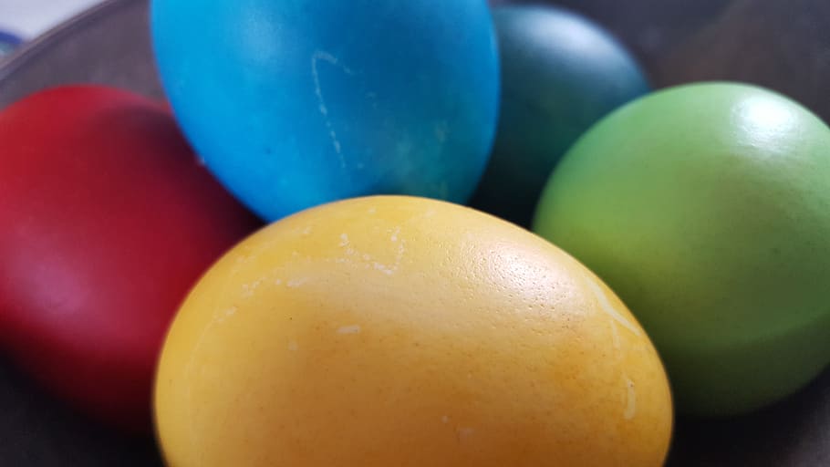 egg, colorful eggs, easter, food, food and drink, multi colored HD wallpaper