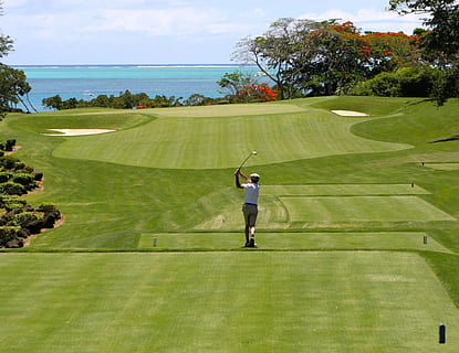 man stroking golf club, tee, golfers, golf clubs, sport, ball sports HD wallpaper