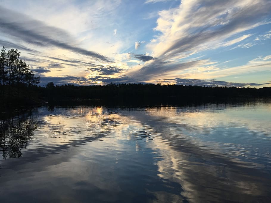 Air, Water, Reflection, View, more, natural water, finland HD wallpaper