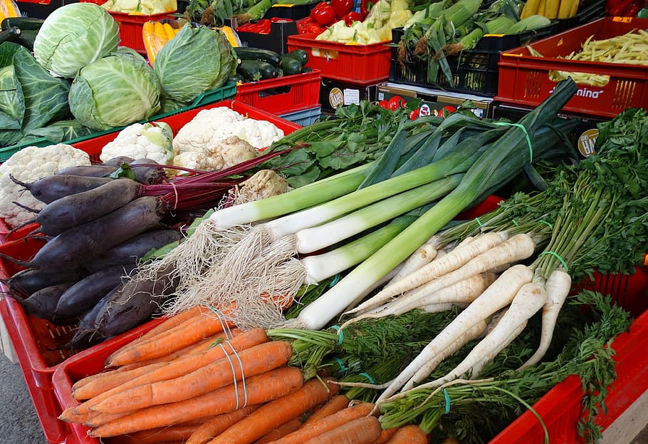 vegetables, market, a vegetable, eating, jarzyna, food, vitamins, HD wallpaper