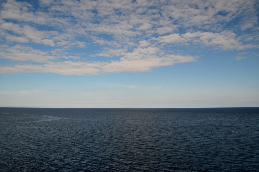 sea, sky, clouds, water, lake, scenics - nature, beauty in nature HD wallpaper