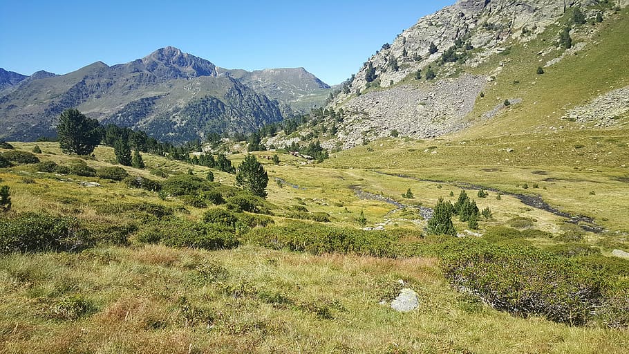 andorra, landscape, mountain, plant, beauty in nature, scenics - nature HD wallpaper