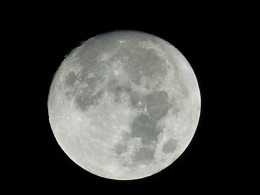 fullmoon photography, night, moonlight, space, universe, night sky HD wallpaper