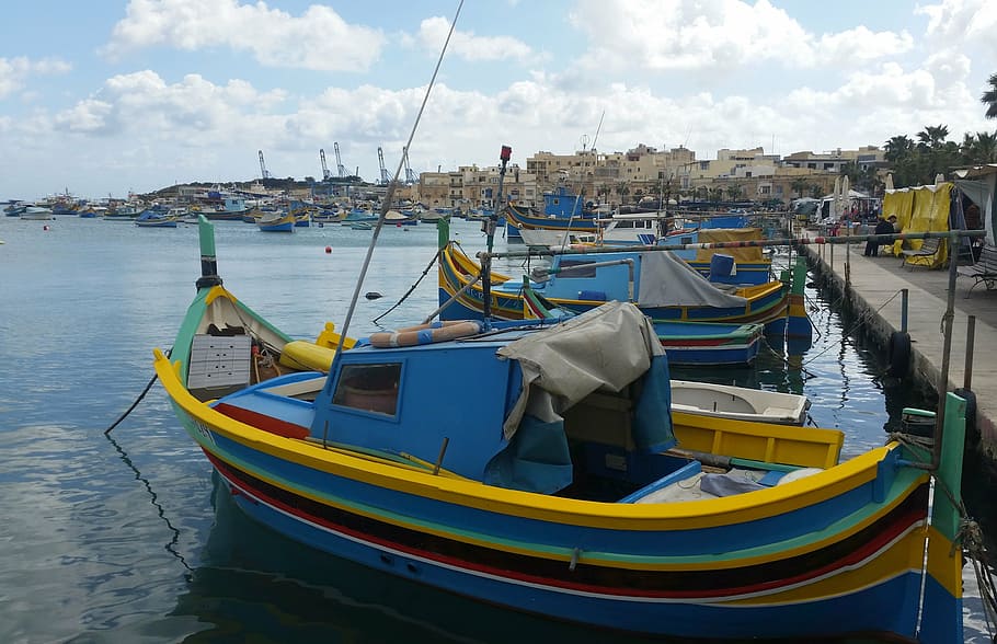 malta, sea, mediterranean, island, blue, maltese, bay, coast, HD wallpaper