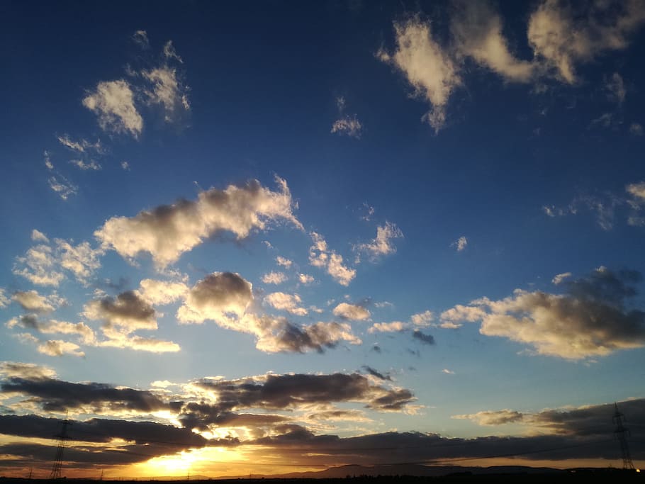sunset, sky, cloud - sky, beauty in nature, scenics - nature HD wallpaper