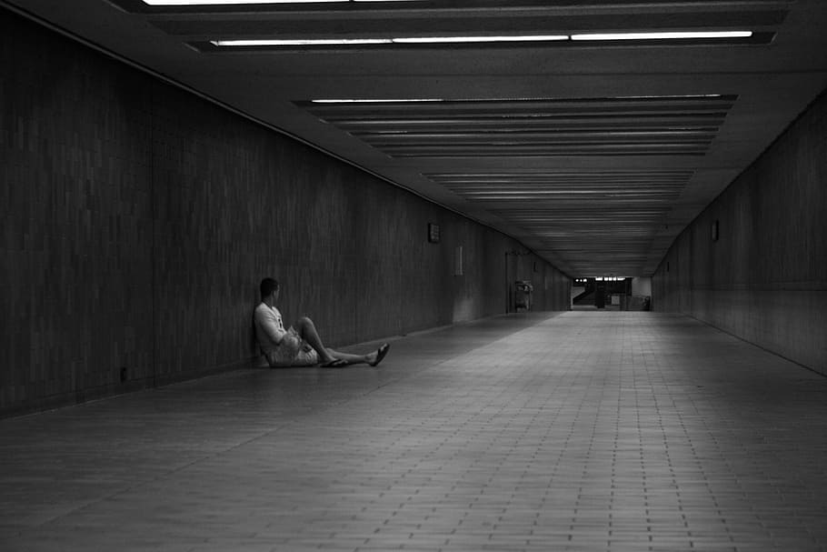 Underground, Tunnel, Solitude, perspective, escape, mystery HD wallpaper