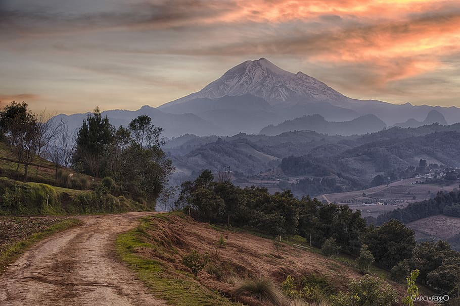 road on mountain leading to mountain, panoramic photography of road with mountain background HD wallpaper