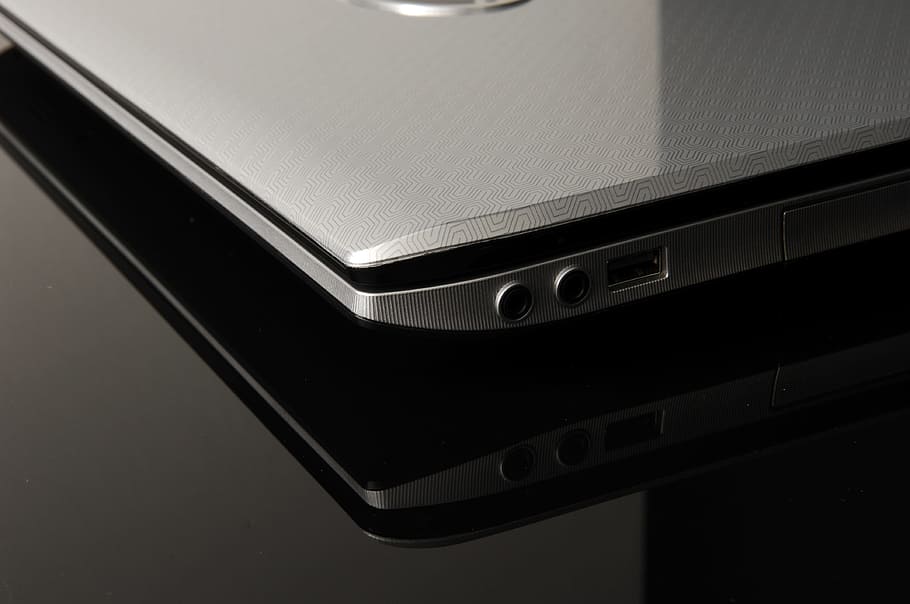 laptop, notebook, computer, no people, close-up, connection HD wallpaper