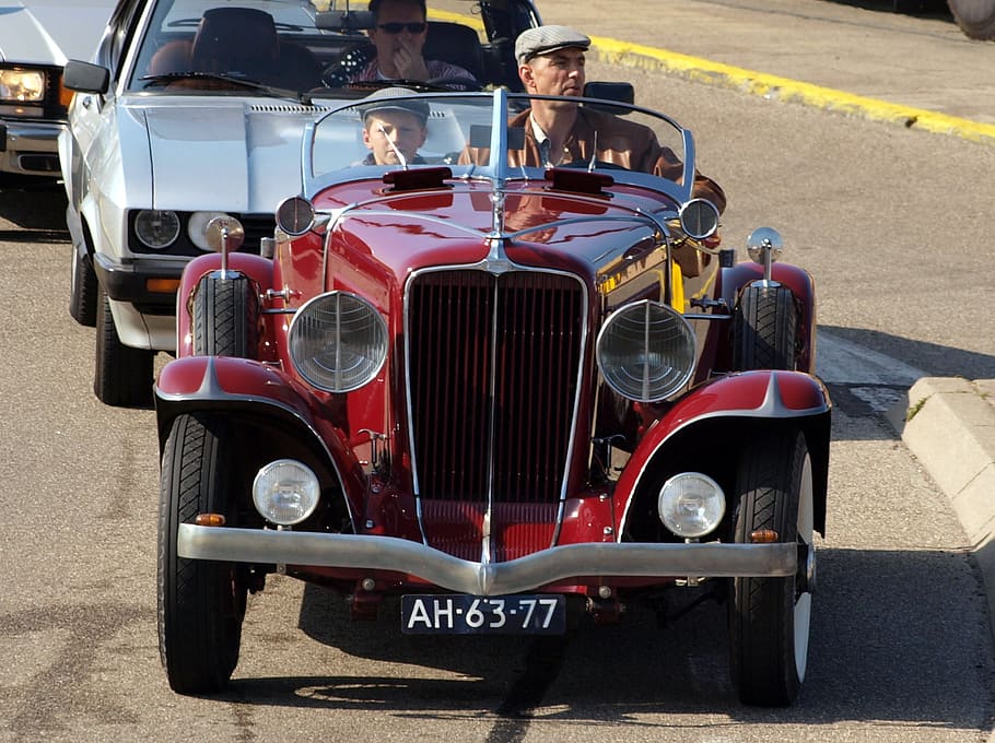 auburn, cabriolet, oldtimer, classic, car, convertible, historic HD wallpaper