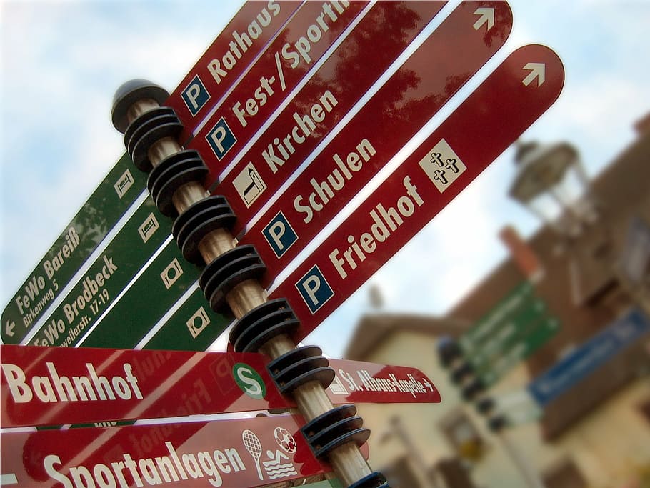 street sign, directory, traffic, note, shield, road, board HD wallpaper