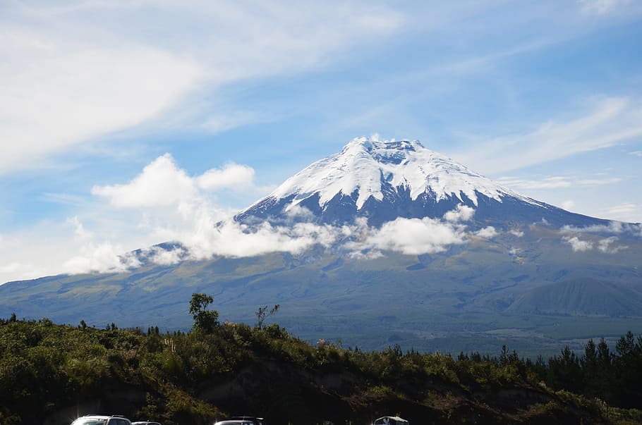 cotopaxi, nevado, volcano, mountain, scenics - nature, sky HD wallpaper