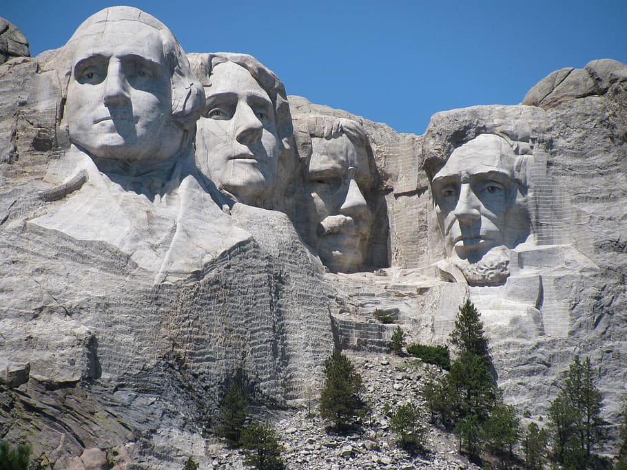 mount rushmore, head of presidents, custer park, usa, art and craft, HD wallpaper