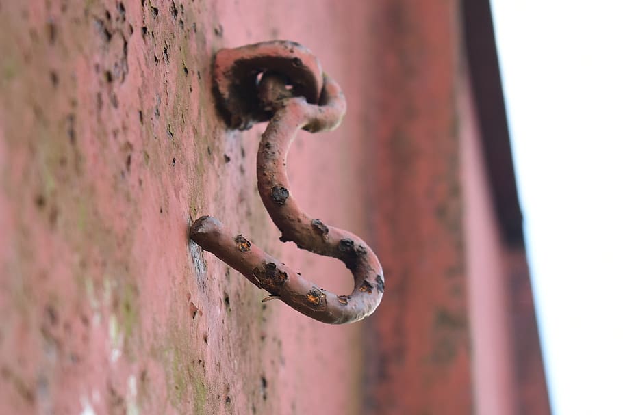 antique, hook, ancient, metal, rusty, door, close-up, no people HD wallpaper