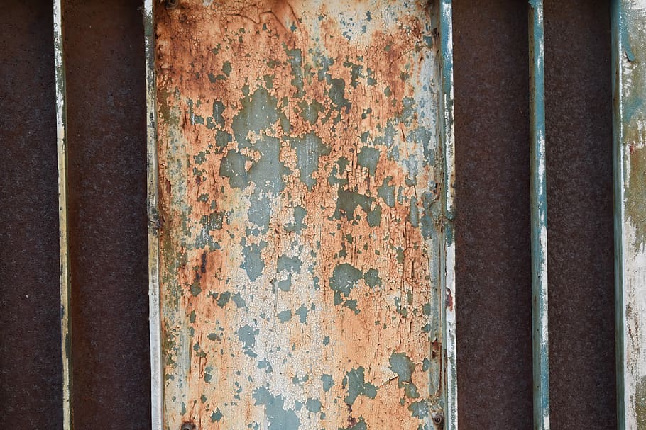 difference, rust, peeling paint, art, weathered, old, decline HD wallpaper