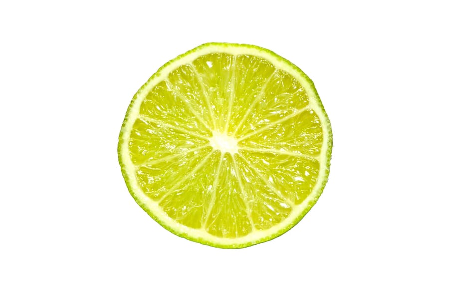 slice of limee, fruit, sour, green, citrus, eating, studio shot HD wallpaper