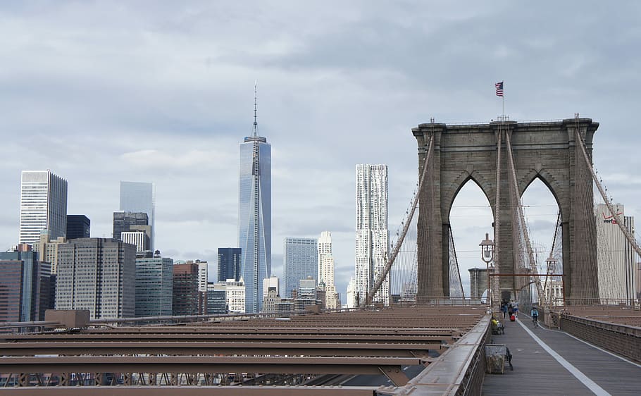 photography of brooklyn bridge, bridge - Man Made Structure, architecture HD wallpaper