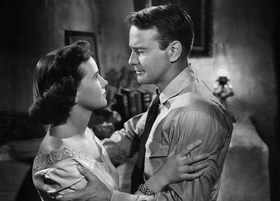 teresa wright, lew ayers, actress, actor, film, stage, television, HD wallpaper